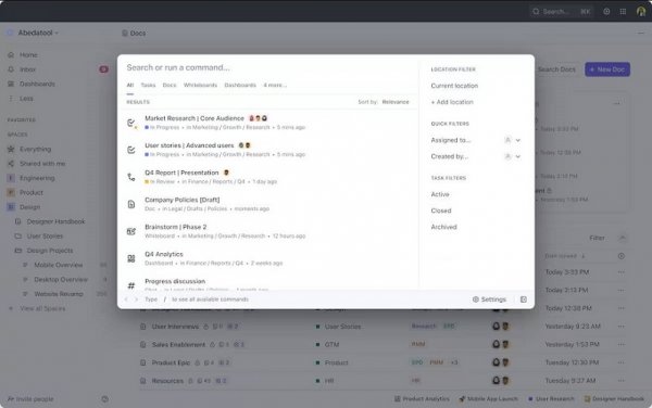 Connected search