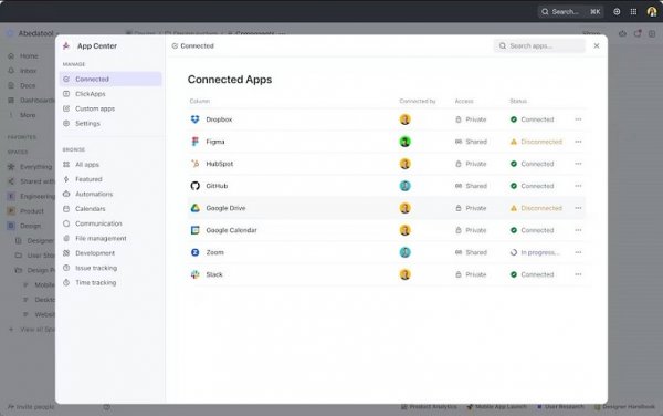 Connected search